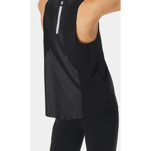 NWT SWEATY BETTY Black Power Mission Workout Tank Top Womens Small - Picture 2 of 9